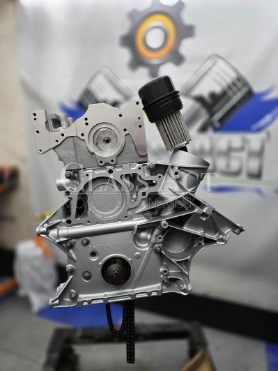 2 7L OM647 Sprinter Longblock With Billet Oil Filter Assembly Before Testing 2 7L OM647 Sprinter Longblock With Billet Oil Filter Assembly Before Testing