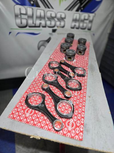 3 0L OM642 New Connecting Rods & New Pistons With New Rings For Reman Longblock Buiĺds 3 0L OM642 New Connecting Rods & New Pistons With New Rings For Reman Longblock Buiĺds